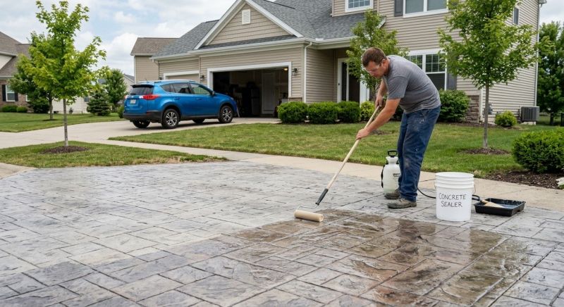 Concrete Driveway Sealing in Puyallup, WA