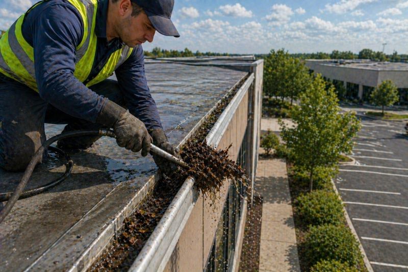 Commercial Gutter Cleaning in Denver County, CO