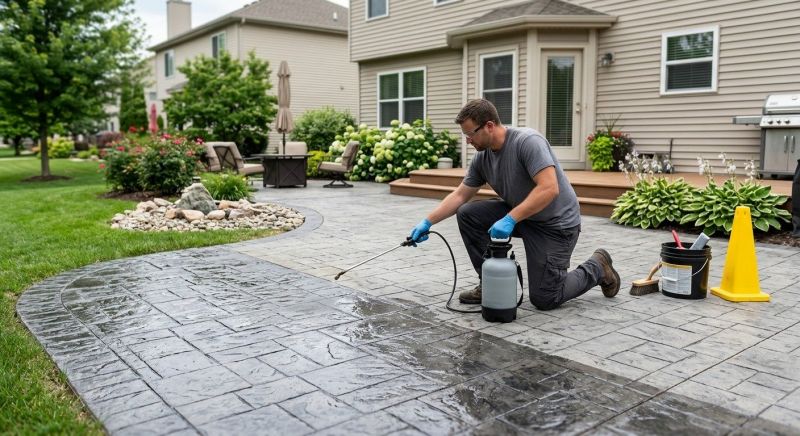 Concrete Patio Sealing in Gig Harbor, WA