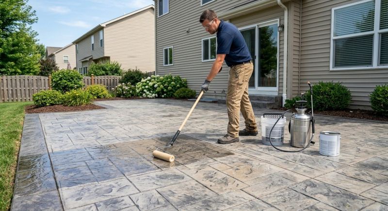 Concrete Walkway Sealing in Renton, WA