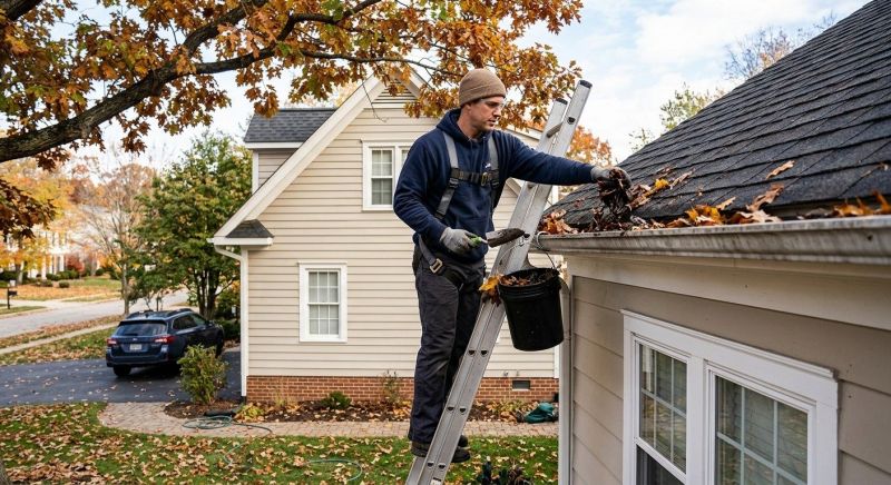 Gutter Cleaning in Fredericksburg, VA