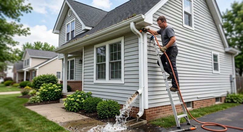 Gutter Downspout Unclogging in Monmouth County, NJ