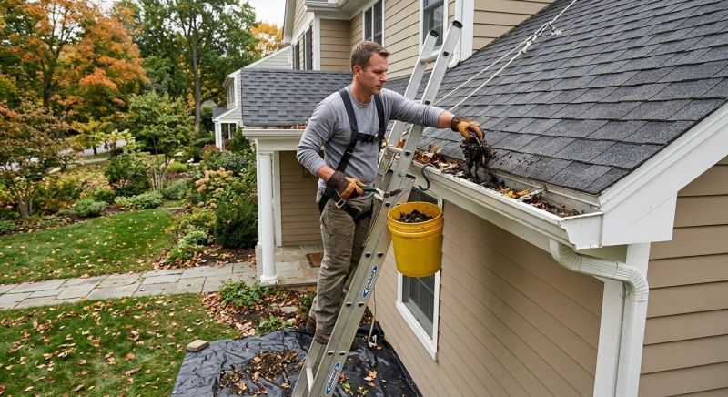 Gutter Leaves Removal in Fredericksburg, VA