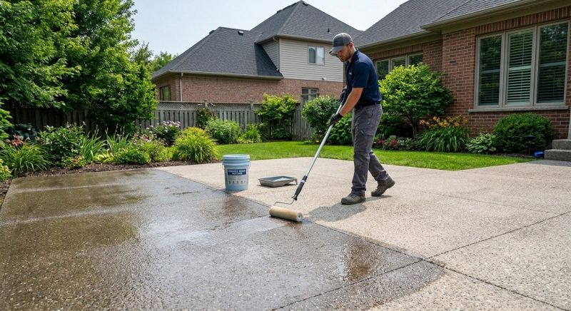 Porch Concrete Sealing in Kansas City, KS