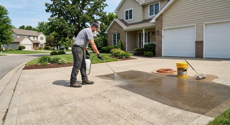 Sidewalk Concrete Sealing in Bellevue, WA