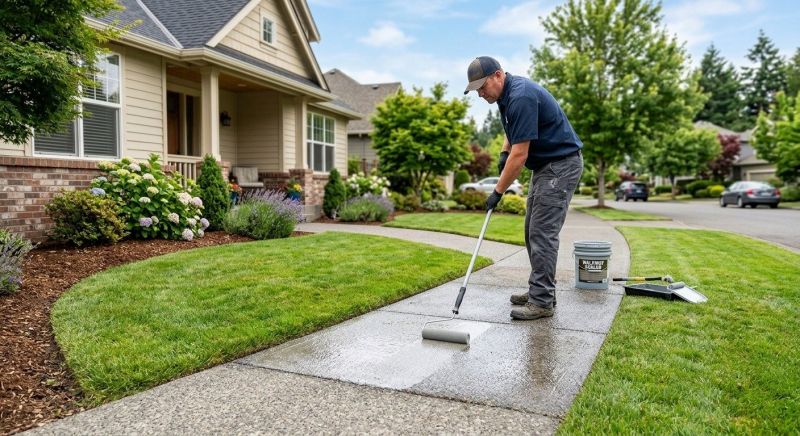 Stamped Concrete Sealing in Alpharetta, GA